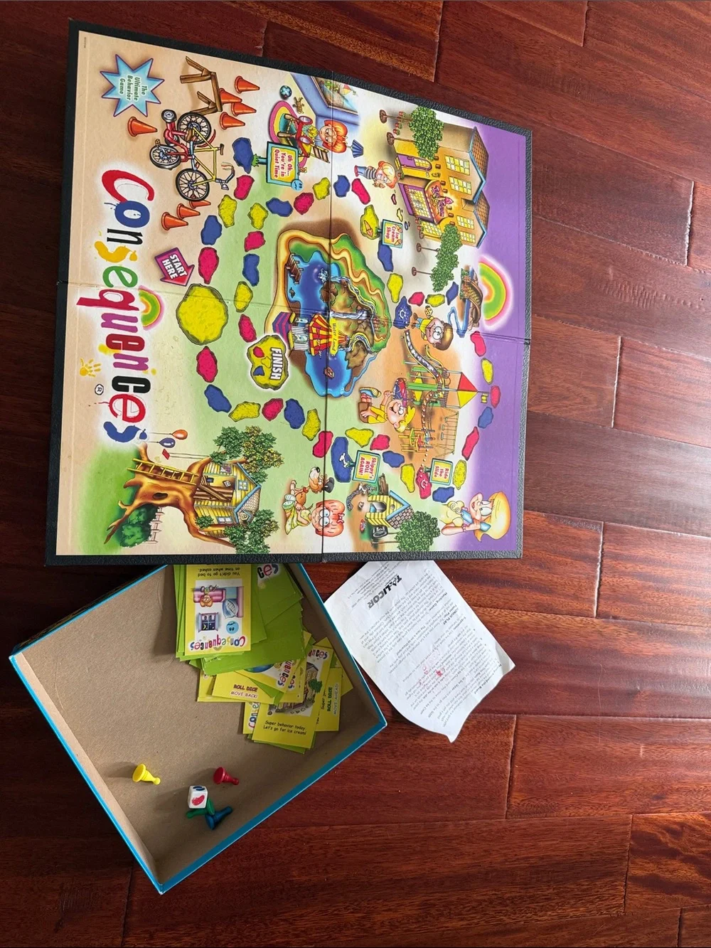 Consequences Kids Board Game - Colorful